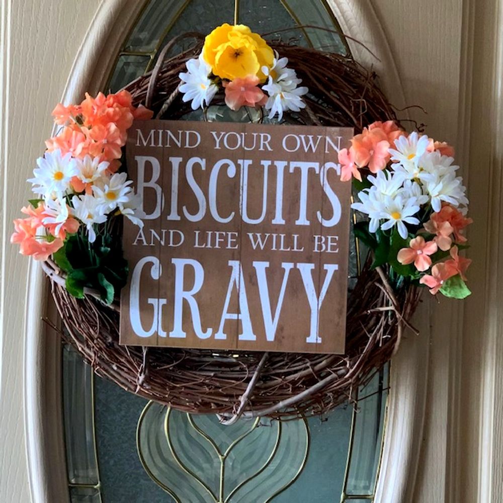 Handcrafted Country Chic Wreath